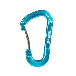 MUNKEES D-FORM KARABINER MIT DRAHTBÜGEL - Karabiner