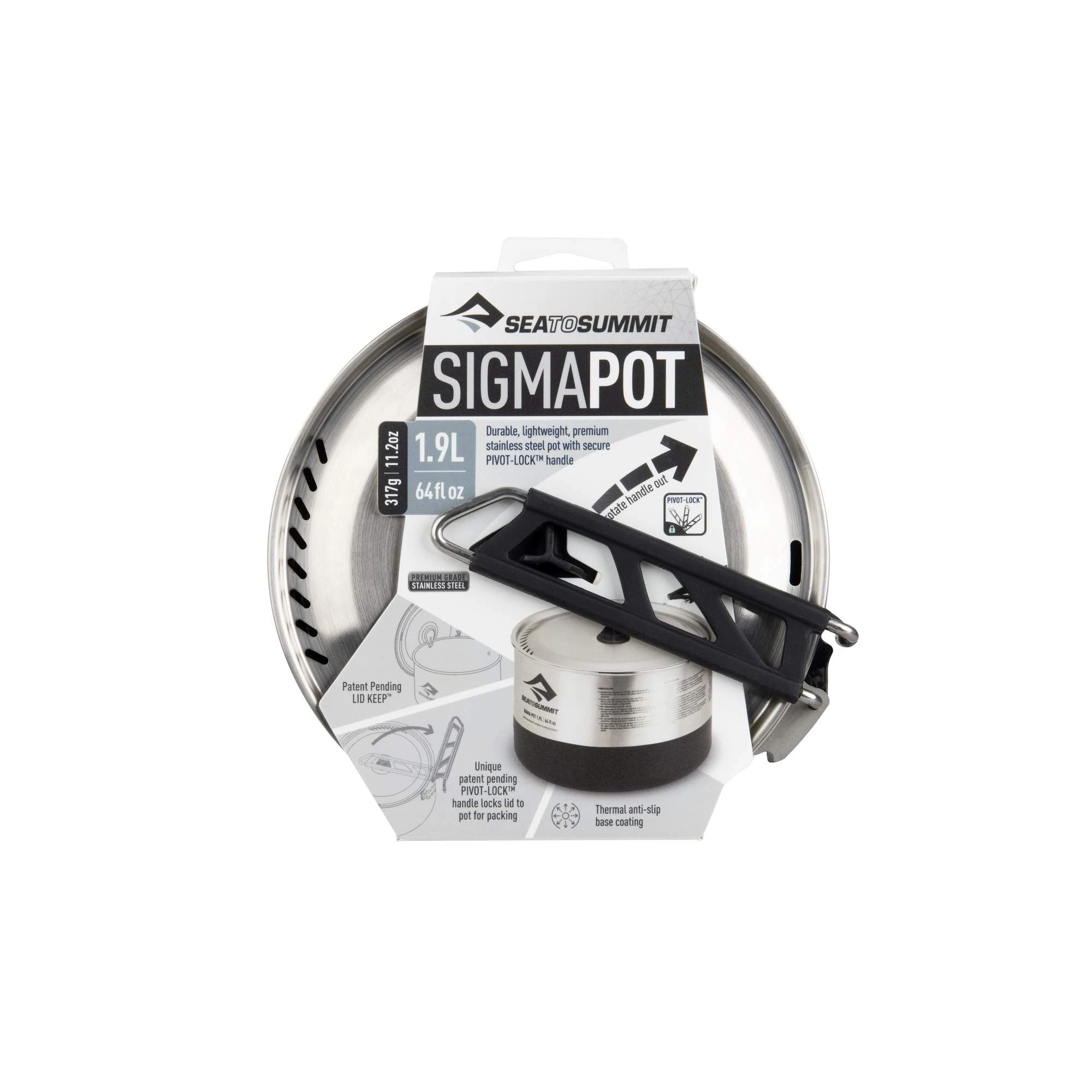 Sea To Summit SIGMA POT 1.9 LITER - Campinggeschirr 7 Sea To Summit SIGMA POT 1.9 LITER - Campinggeschirr – Bild 5