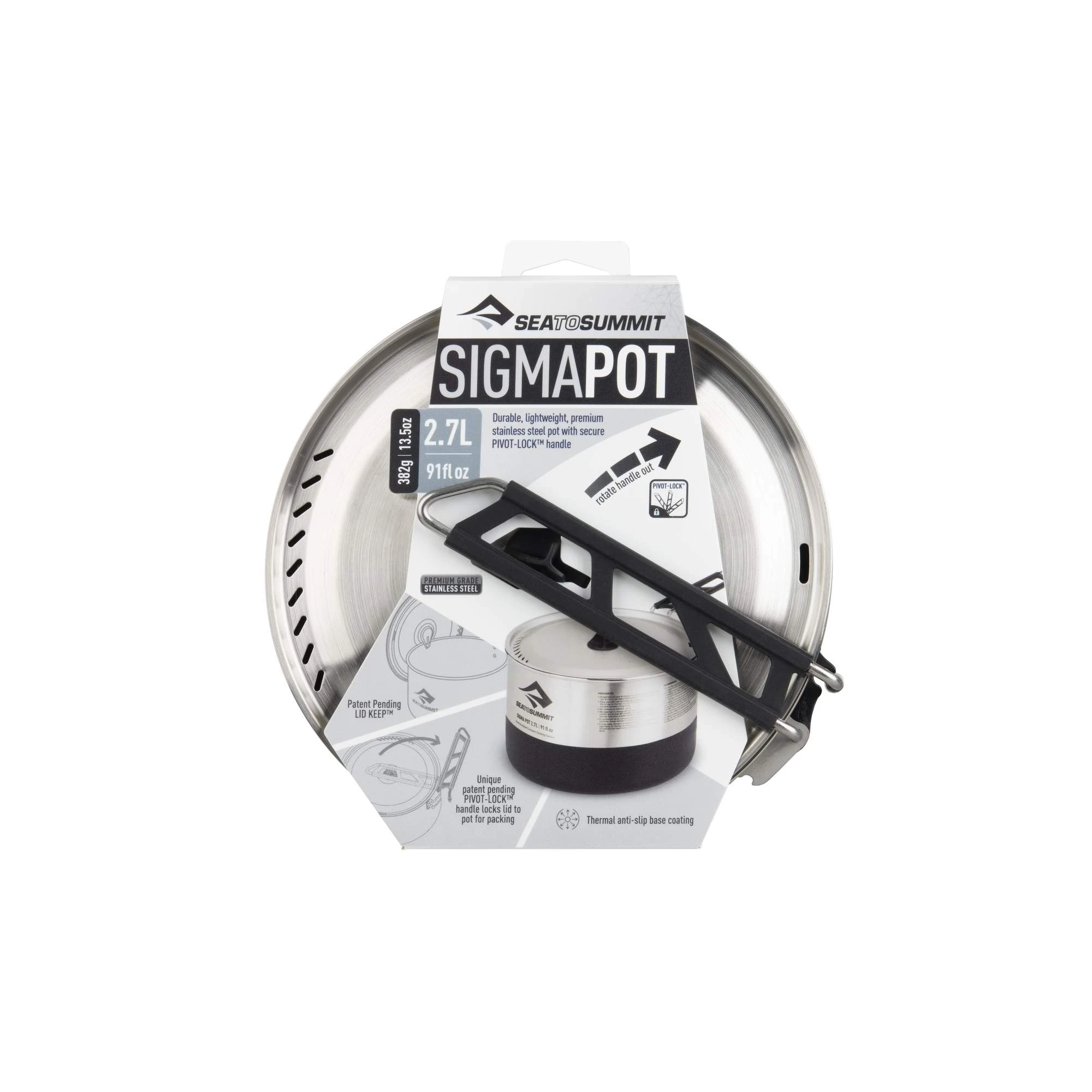 Sea To Summit SIGMA POT 2.7 LITER - Campinggeschirr 7 Sea To Summit SIGMA POT 2.7 LITER - Campinggeschirr – Bild 5