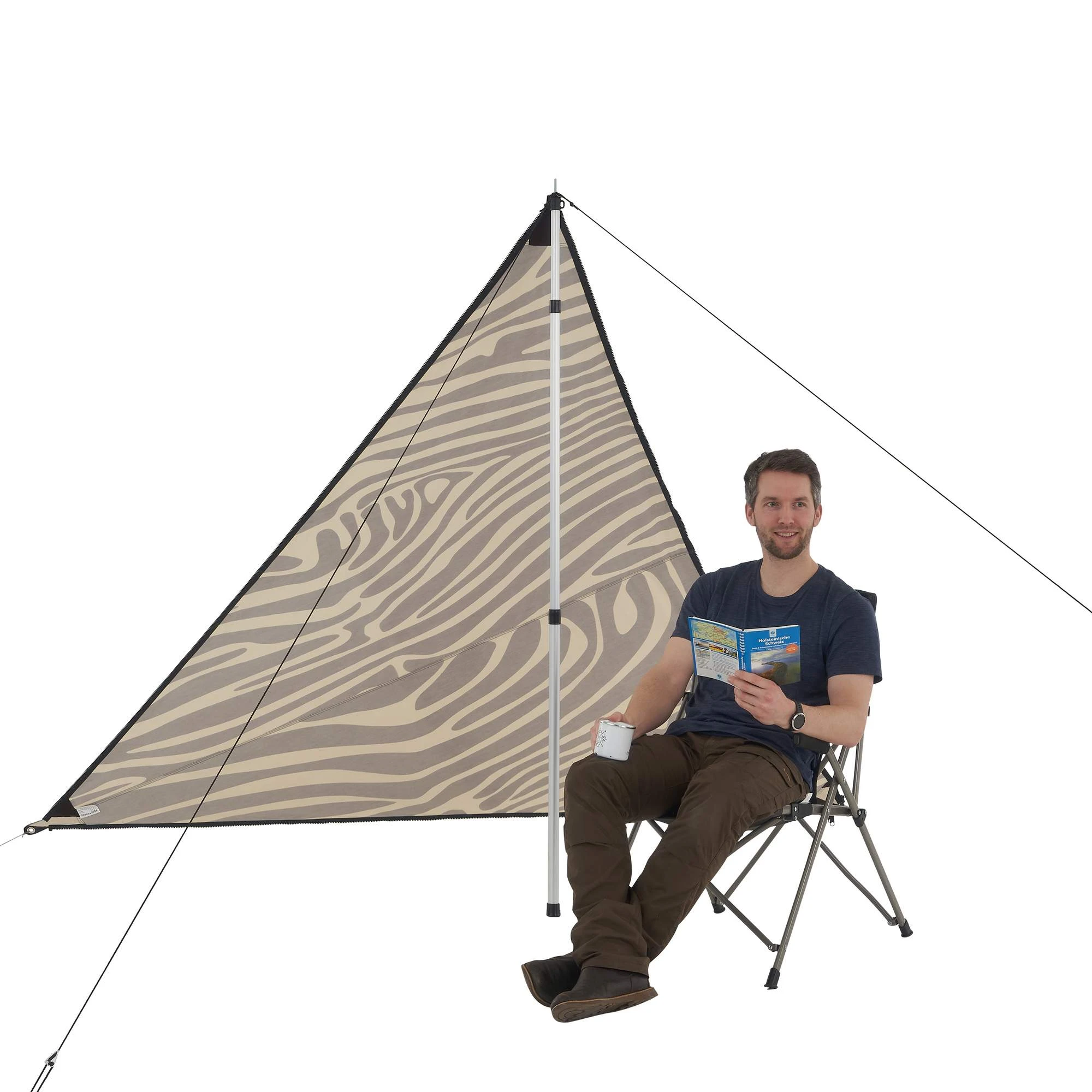 Bent VERBINDBARES SONNENSEGEL TC-ZIP-CANVAS SINGLE AFRIKA DESIGN - Tarp 4 Bent VERBINDBARES SONNENSEGEL TC-ZIP-CANVAS SINGLE AFRIKA DESIGN - Tarp – Bild 2