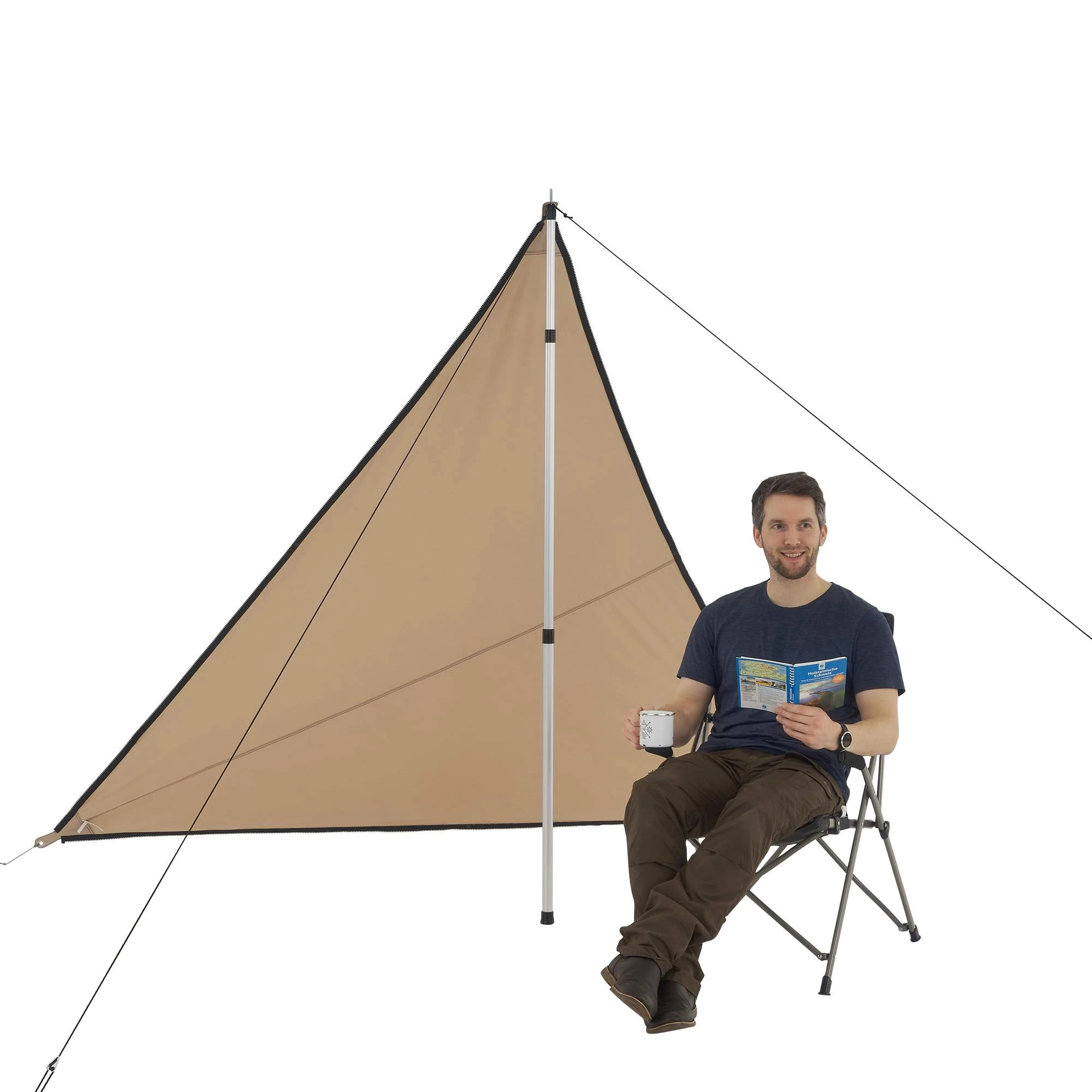 Bent VERBINDBARES SONNENSEGEL TC-ZIP-CANVAS SINGLE AFRIKA DESIGN - Tarp 3 Bent VERBINDBARES SONNENSEGEL TC-ZIP-CANVAS SINGLE AFRIKA DESIGN - Tarp – Bild 2