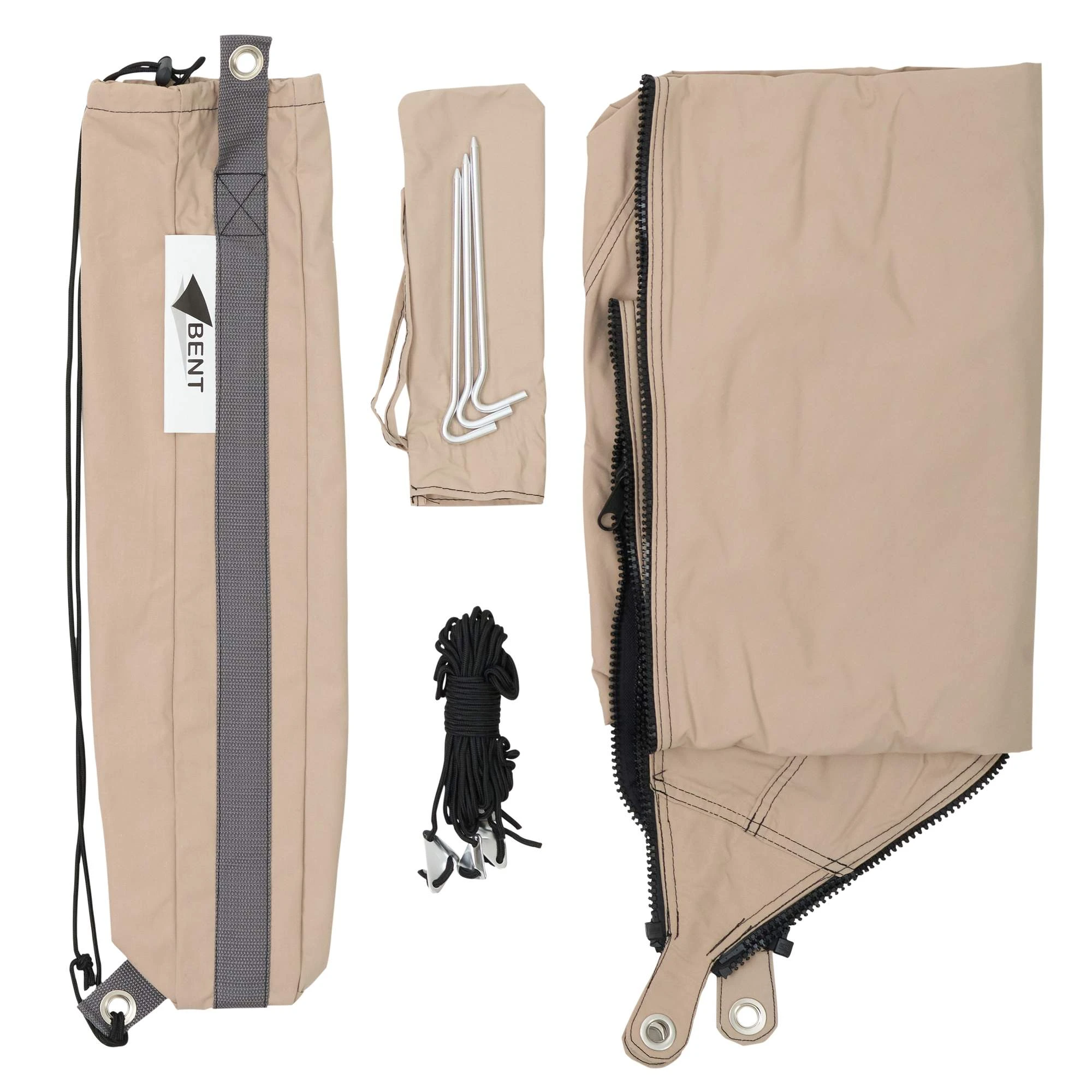 Bent VERBINDBARES SONNENSEGEL TC-ZIP-CANVAS SINGLE AFRIKA DESIGN - Tarp 8 Bent VERBINDBARES SONNENSEGEL TC-ZIP-CANVAS SINGLE AFRIKA DESIGN - Tarp – Bild 7