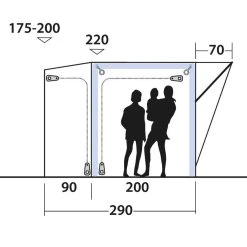 Outwell PARKVILLE 200SA - Busvorzelt -Marmot Shop 5638031663 m parkville 200sa outwell 24