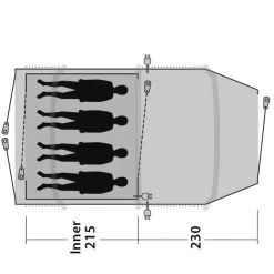 Outwell STARHILL 4A - Familienzelt -Marmot Shop 5638031667 o starhill 4a outwell 24